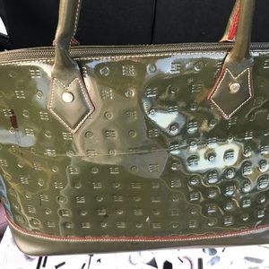 Arcadia avocado green handbag
